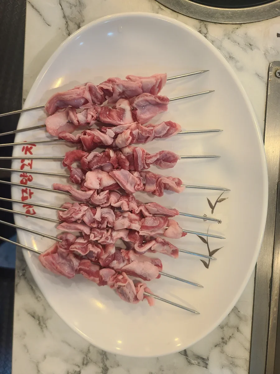 양갈비살꼬치